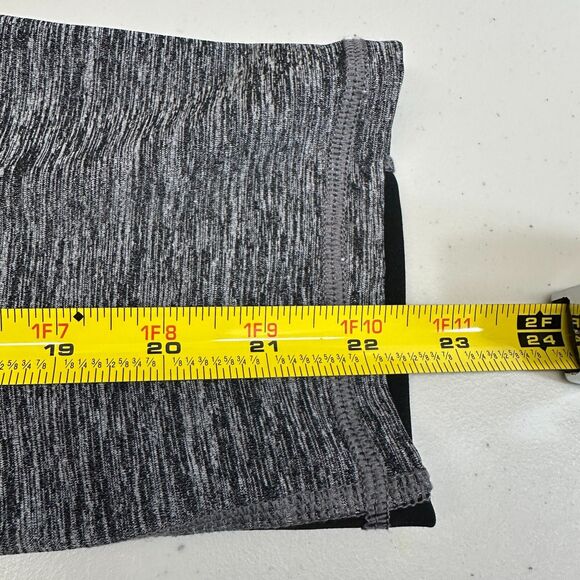 C9 Champion Pants Women’s Sz M Gray/Black Athletic Leggings /Yoga Contrast Side - Picture 9 of 12